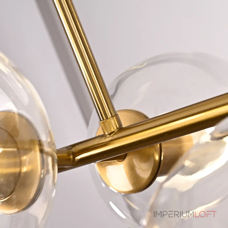 Подвесная люстра Staggered Glass Chandelier 8 Подвесная люстра Staggered Glass Chandelier 8