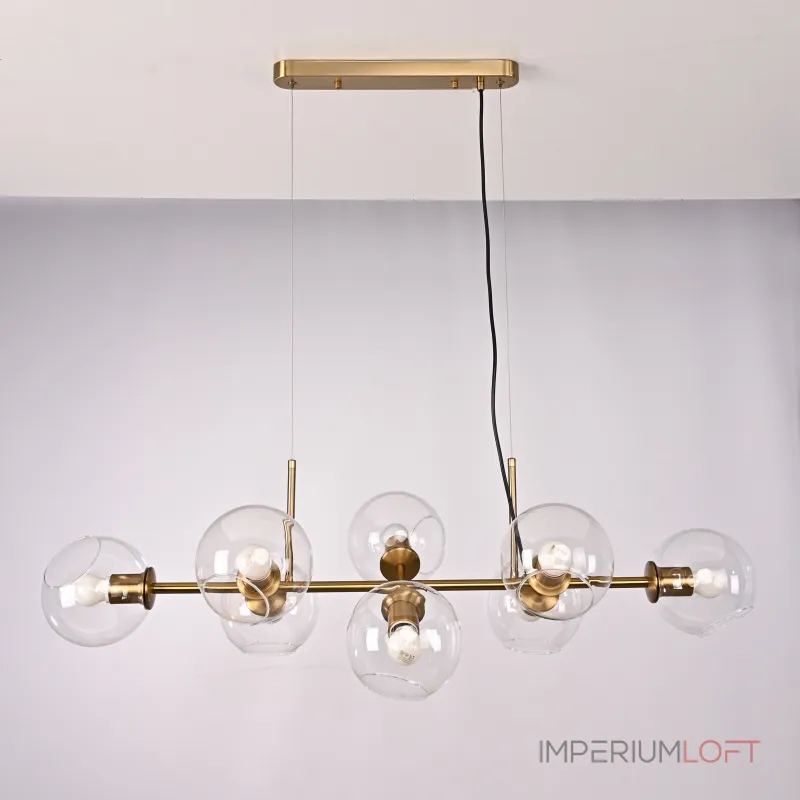 Подвесная люстра Staggered Glass Chandelier 8 Подвесная люстра Staggered Glass Chandelier 8