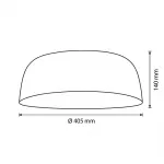 Потолочный светильник CYLINDER C White от ImperiumLoft