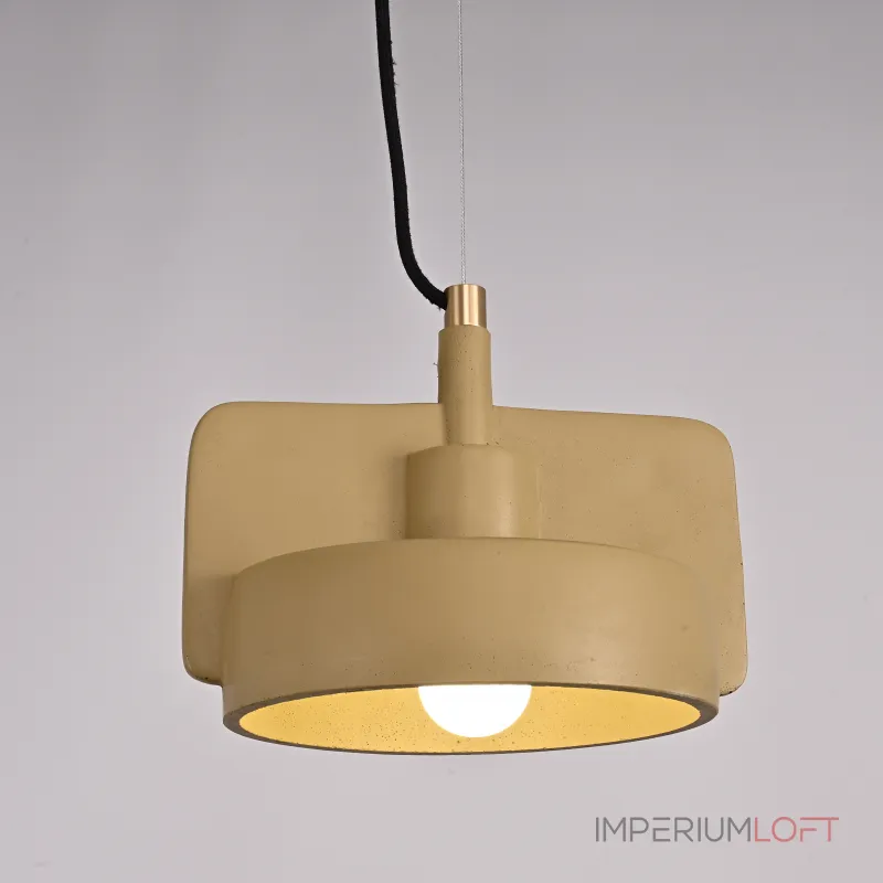 Подвесной бетонный светильник SKOVL A Песочный от ImperiumLoft