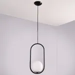 Подвесной светильник Matthew McCormick hoop 40 Black MILA Pendant от ImperiumLoft