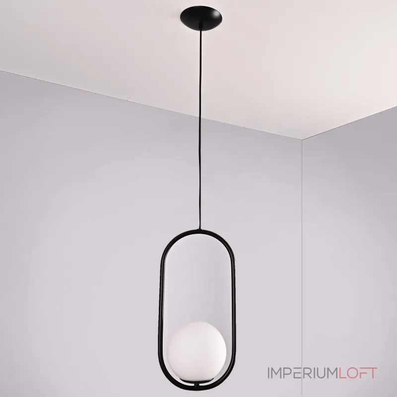 Подвесной светильник Matthew McCormick hoop 40 Black MILA Pendant от ImperiumLoft Подвесной светильник Matthew McCormick hoop 40 Black MILA Pendant от ImperiumLoft