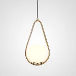 Подвесной светильник HOOP DROP Brass от ImperiumLoft