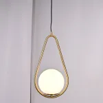 Подвесной светильник HOOP DROP Brass от ImperiumLoft