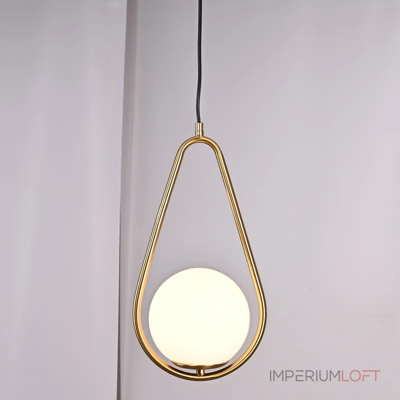 Подвесной светильник HOOP DROP Brass от ImperiumLoft