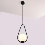 Подвесной светильник HOOP DROP Black от ImperiumLoft