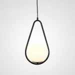 Подвесной светильник HOOP DROP Black от ImperiumLoft