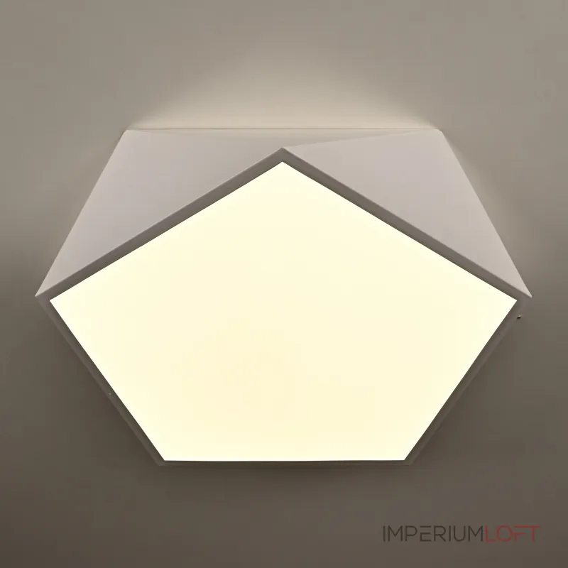 Потолочный светодиодный светильник GEOMETRIC White D40 от ImperiumLoft Потолочный светодиодный светильник GEOMETRIC White D40 от ImperiumLoft