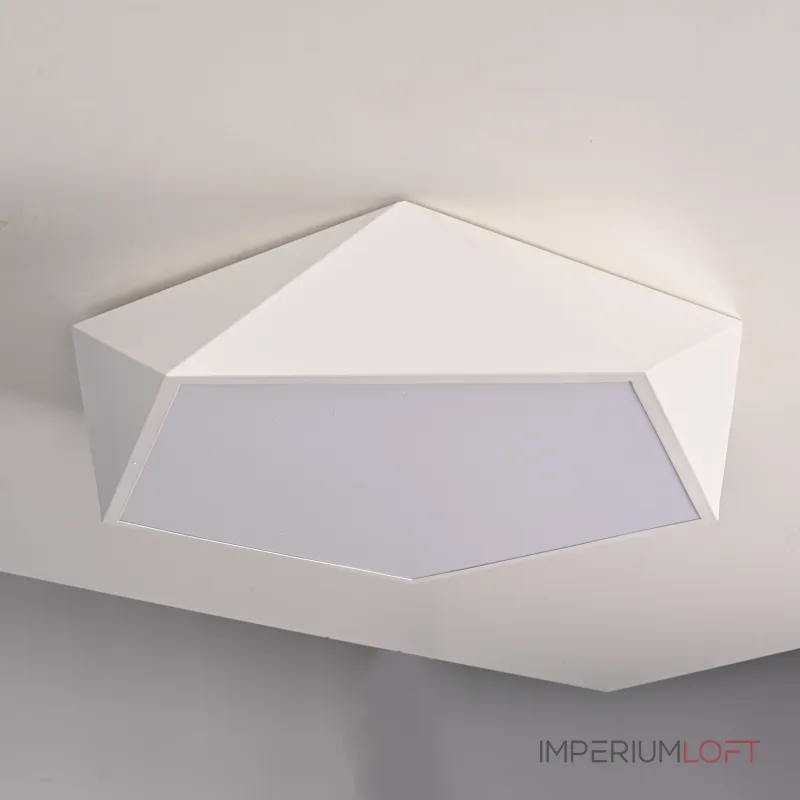 Потолочный светодиодный светильник GEOMETRIC White D40 от ImperiumLoft Потолочный светодиодный светильник GEOMETRIC White D40 от ImperiumLoft