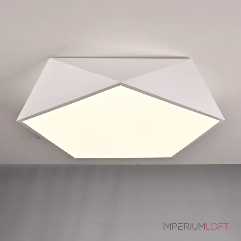 Потолочный светодиодный светильник GEOMETRIC White D60 от ImperiumLoft