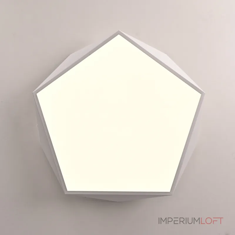 Потолочный светодиодный светильник GEOMETRIC White D60 от ImperiumLoft