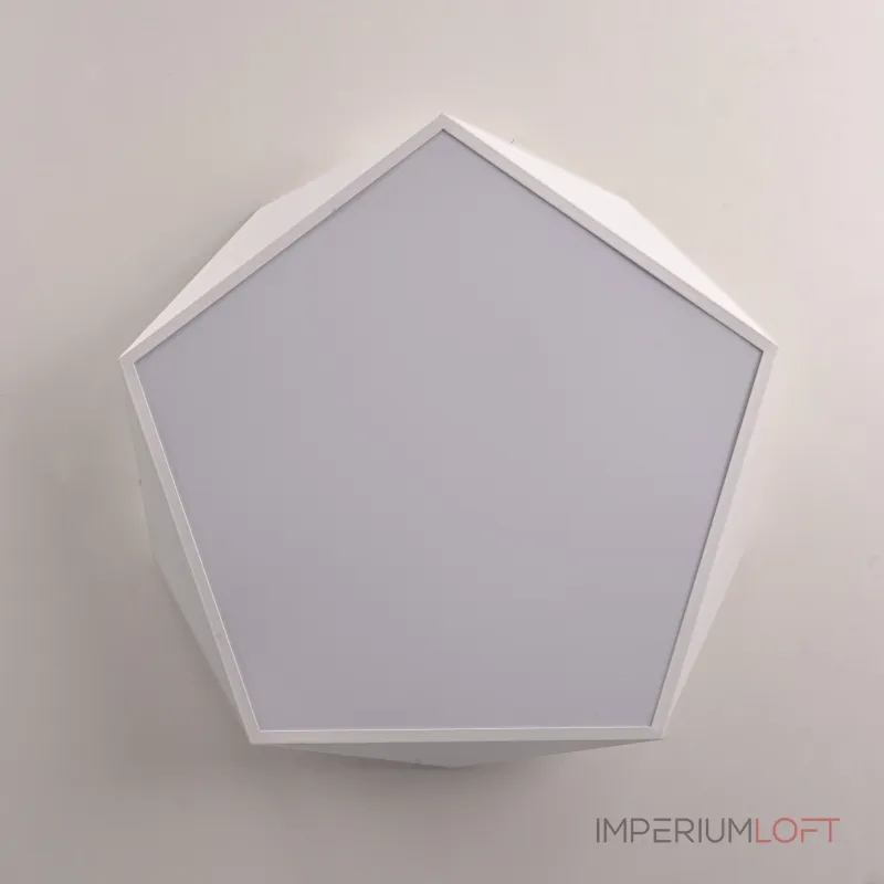 Потолочный светодиодный светильник GEOMETRIC White D60 от ImperiumLoft