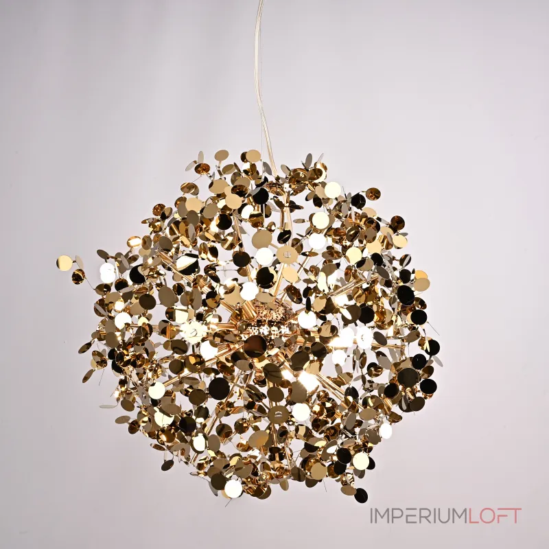 Подвесной светильник Tezani Argent Suspension Pendant lamp 85 gold D50