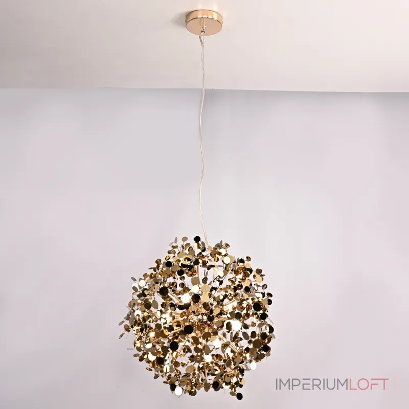 Подвесной светильник Tezani Argent Suspension Pendant lamp 85 gold D50