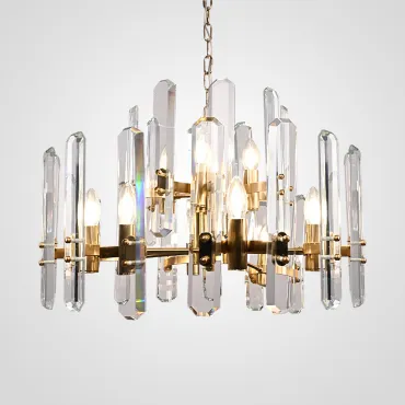 Подвесная люстра RH BONNINGTON Chandelier natural brass D660 Подвесная люстра RH BONNINGTON Chandelier natural brass D660