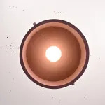 Подвесной бетонный светильник SKOVL A терракот от ImperiumLoft