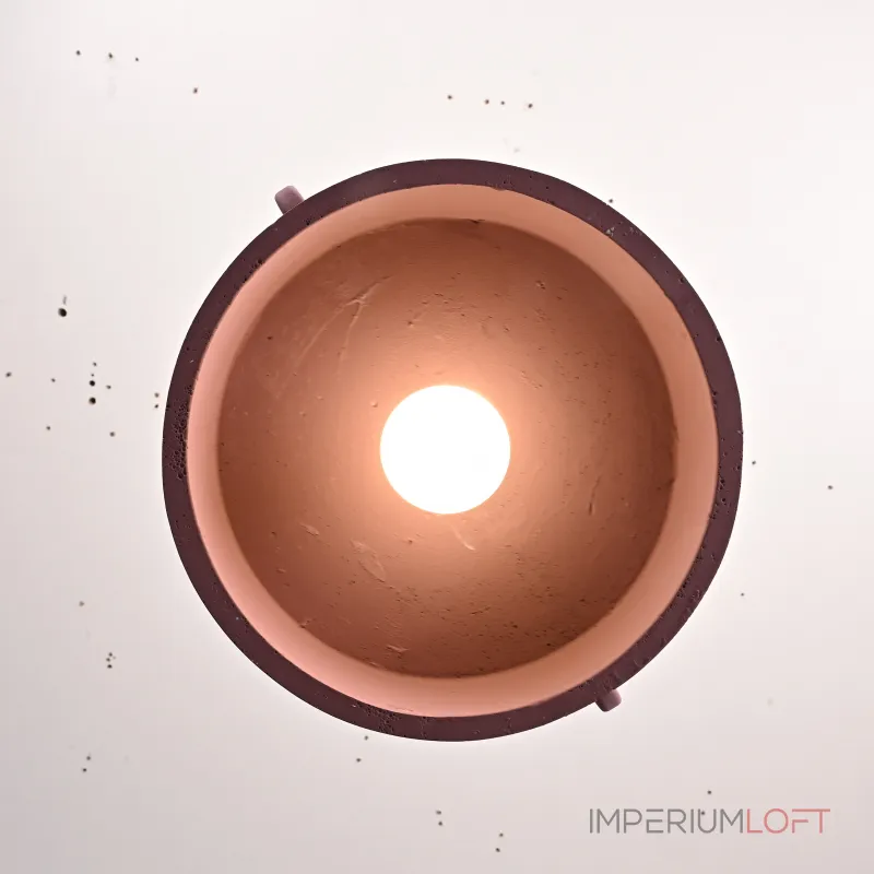 Подвесной бетонный светильник SKOVL A терракот от ImperiumLoft Подвесной бетонный светильник SKOVL A терракот от ImperiumLoft