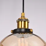 Подвесной светильник Loft Clear Glass Sphere Cloche Дымчатый от ImperiumLoft