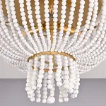 Потолочная люстра JACQUELINE CLEAR FLUSH-MOUNT brass