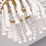 Потолочная люстра JACQUELINE CLEAR FLUSH-MOUNT brass