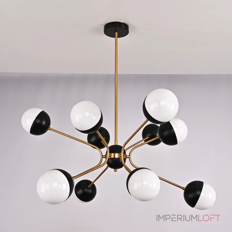 Люстра на штанге Rewire Custom Orb Chandelier in 1950 Люстра на штанге Rewire Custom Orb Chandelier in 1950