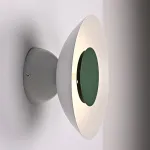 Бра TWIRL SUNSET D25 White/Green от ImperiumLoft