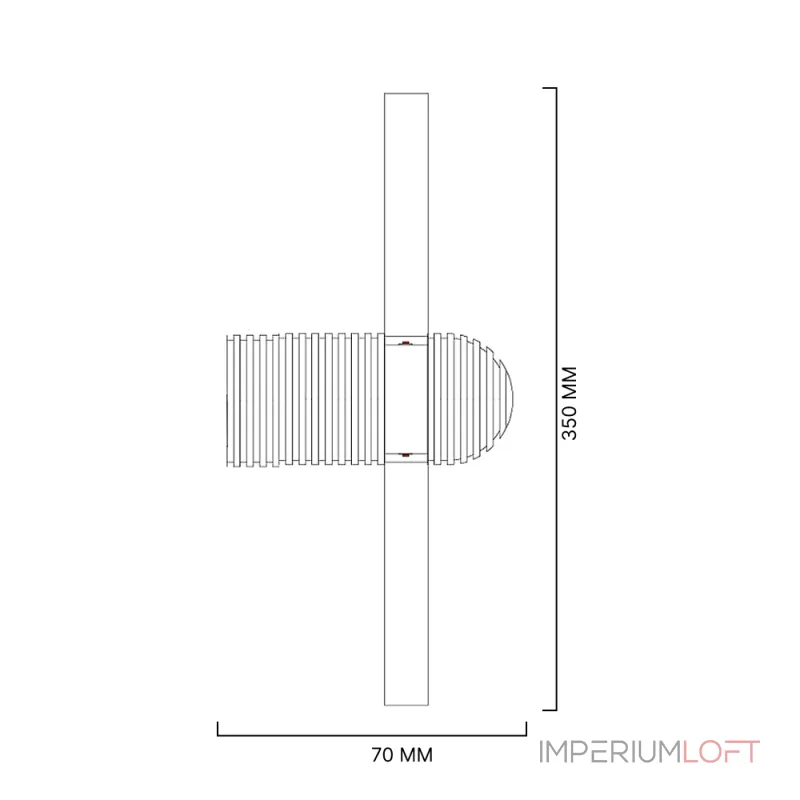 Светодиодный настенный светильник LEIA D35 от ImperiumLoft