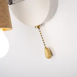 Бра с рожками DEER A SWITCH White/Light wood от ImperiumLoft