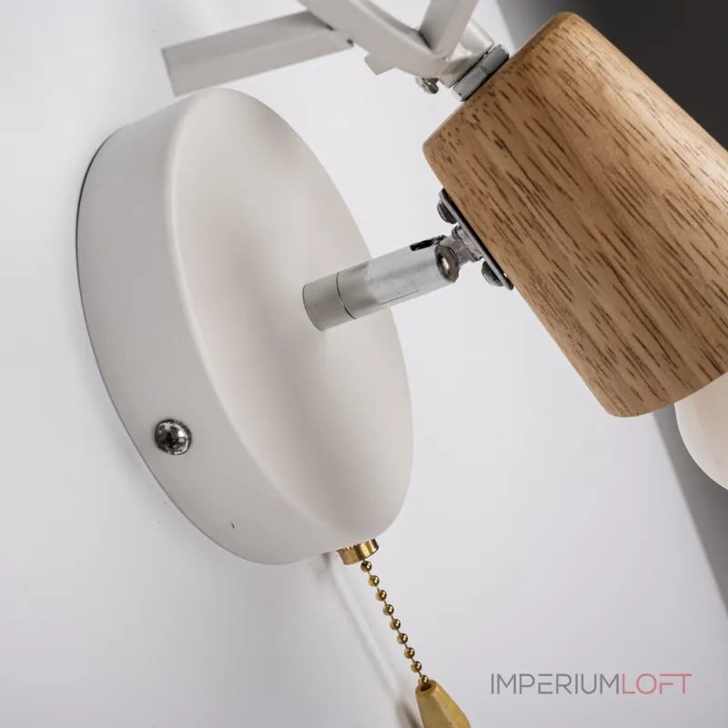 Бра с рожками DEER A SWITCH White/Light wood от ImperiumLoft Бра с рожками DEER A SWITCH White/Light wood от ImperiumLoft