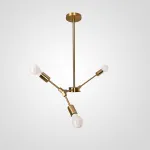 Люстра на штанге LATE D55 Gold от ImperiumLoft