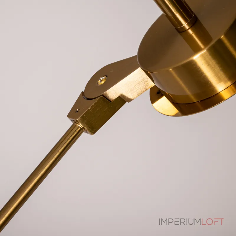 Люстра на штанге LATE D55 Gold от ImperiumLoft