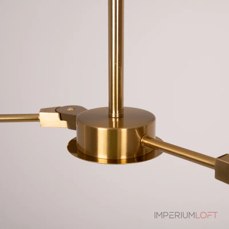Люстра на штанге LATE D55 Gold от ImperiumLoft