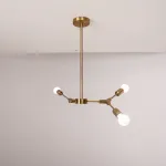 Люстра на штанге LATE D55 Gold от ImperiumLoft