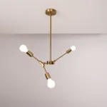 Люстра на штанге LATE D55 Gold от ImperiumLoft