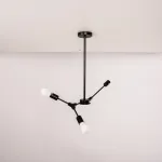 Люстра на штанге LATE D55 Black от ImperiumLoft