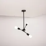 Люстра на штанге LATE D55 Black от ImperiumLoft