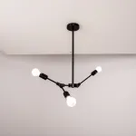 Люстра на штанге LATE D55 Black от ImperiumLoft