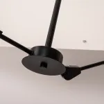 Люстра на штанге LATE D55 Black от ImperiumLoft