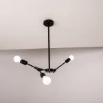 Люстра на штанге LATE D55 Black от ImperiumLoft