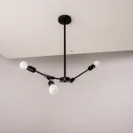 Люстра на штанге LATE D55 Black от ImperiumLoft