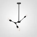 Люстра на штанге LATE D55 Black от ImperiumLoft