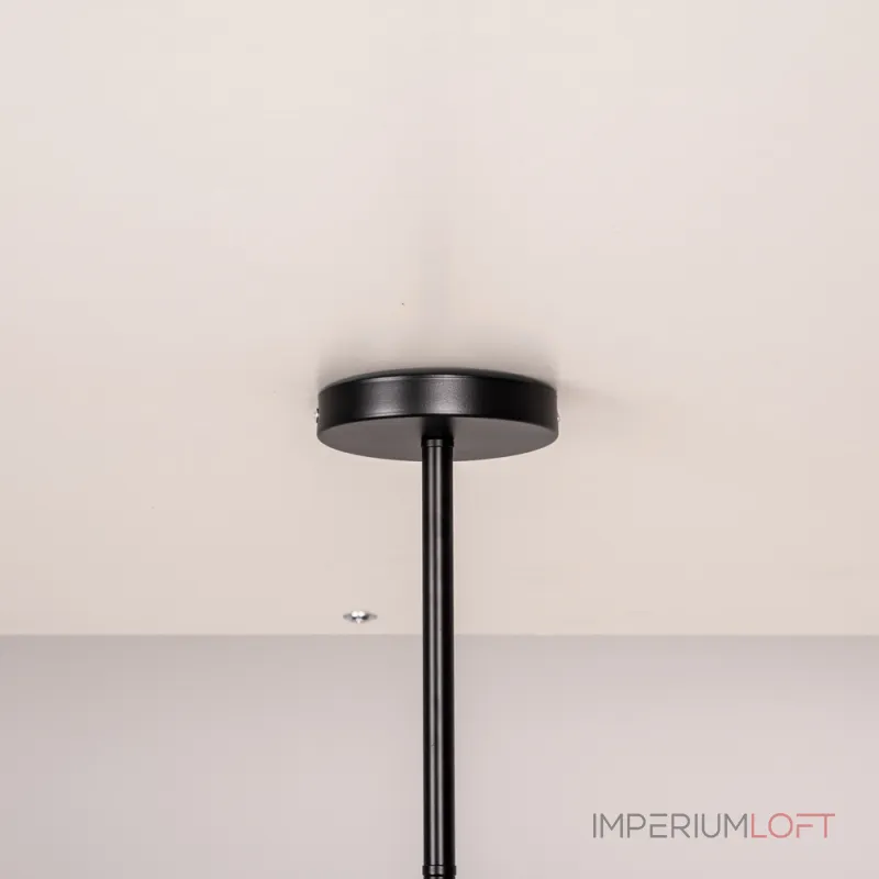 Люстра на штанге LATE D55 Black от ImperiumLoft