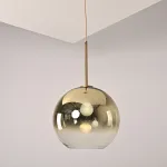 Подвесной светильник PASSAGE ONE D35 Gold от ImperiumLoft