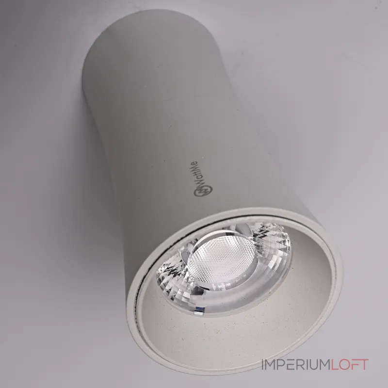 Потолочный светильник Zyppa White H15 от ImperiumLoft синего цвета с круглым деревянным элементом