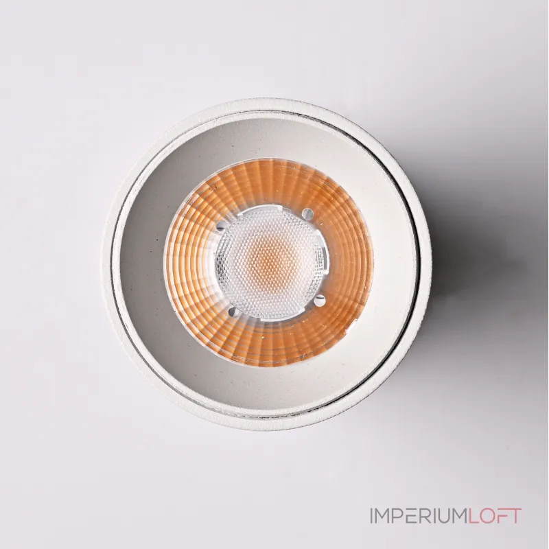 Потолочный светильник Zyppa White H15 от ImperiumLoft синего цвета с круглым деревянным элементом