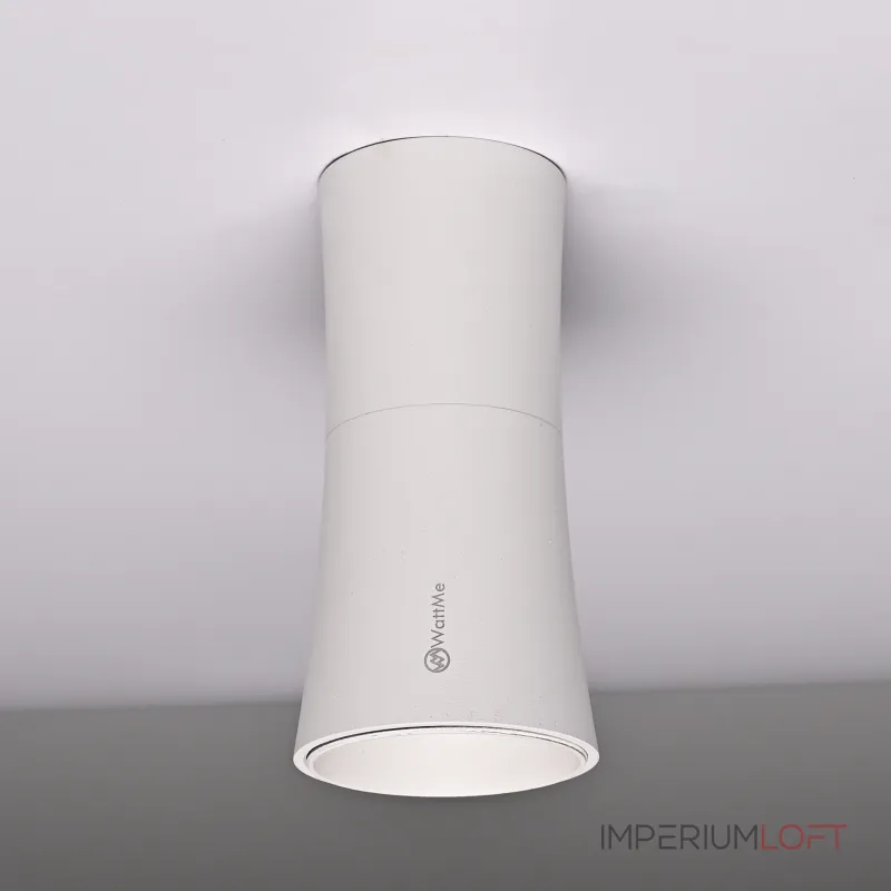 Потолочный светильник Zyppa White H15 от ImperiumLoft синего цвета с круглым деревянным элементом