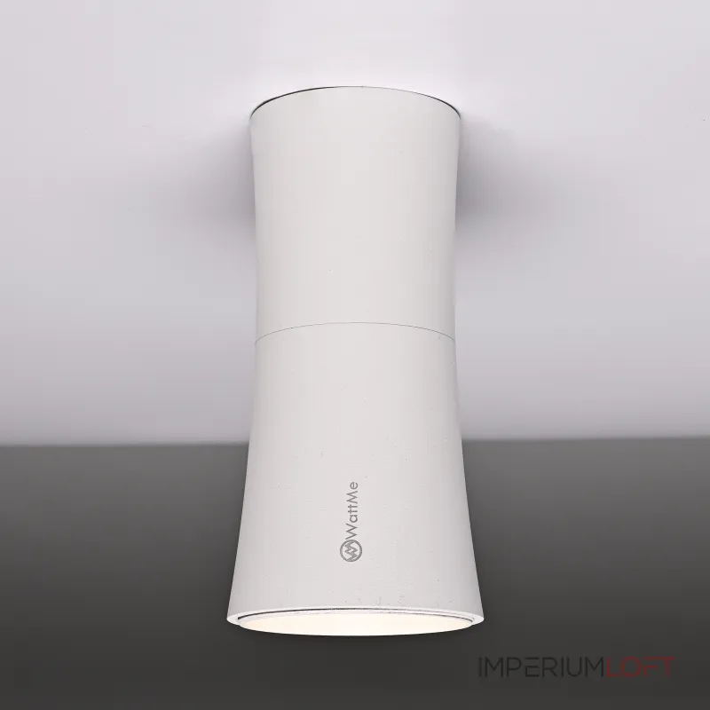 Потолочный светильник Zyppa White H15 от ImperiumLoft синего цвета с круглым деревянным элементом