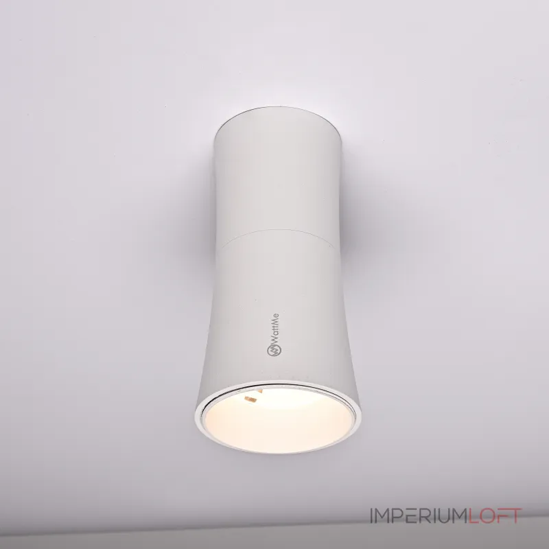 Потолочный светильник Zyppa White H15 от ImperiumLoft синего цвета с круглым деревянным элементом