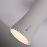 Потолочный светильник Zyppa White H15 от ImperiumLoft синего цвета с круглым деревянным элементом