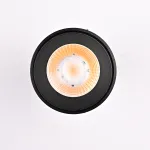 Потолочный светильник Zyppa Black H15 от ImperiumLoft синего цвета с круглым деревянным элементом